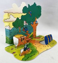 The Simpsons - Burger King Vinyl Figure display - Bart to Crystal Lake Campground