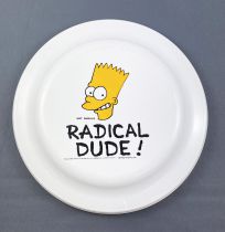 The Simpsons - Frisbee Bretas Plastic Inc. 1990 - Bart \ Radical Dude!\ 
