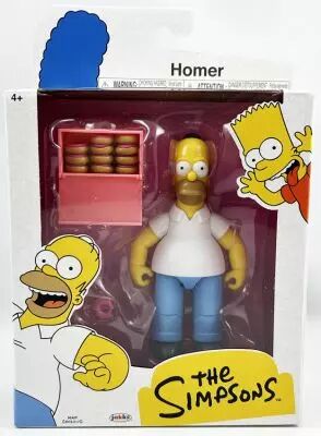The Simpsons - Jackks Pacific - 5\  Action-Figure Homer Simpson