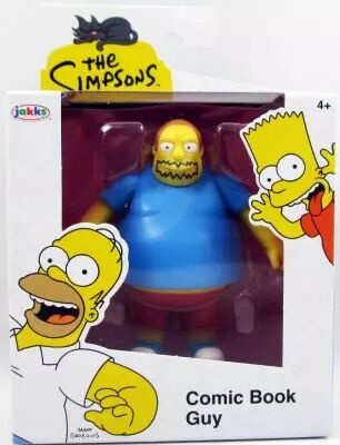 The Simpsons - Jakks Pacific - 3\  Action-Figure Comic Book Guy