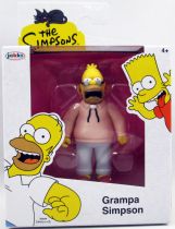 The Simpsons - Jakks Pacific - 3\  Action-Figure Grampa Simpson