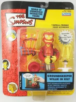 The Simpsons - Playmates - Groundskeeper Willie in Kilt (Series 14)