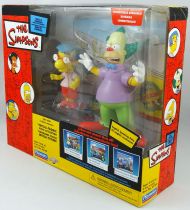 The Simpsons - Playmates - Krustylu Studios (avec Milhouse et Krusty le Clown)