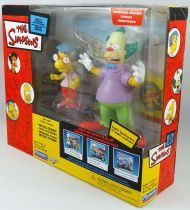 The Simpsons - Playmates - Krustylu Studios diorama (with Milhouse & Krusty the Clown)