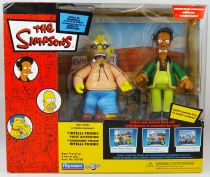 The Simpsons - Playmates - Kwik-E-Mart diorama (with Grampa & Apu)