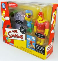 The Simpsons - Playmates - Lunar Base with Radioactive Man & Fallout Boy