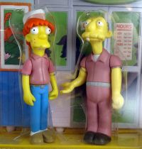 The Simpsons - Playmates - Main Street with Squeaky Voiced Teen & Crazy Olf Man