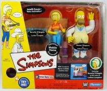 The Simpsons - Playmates - Mobile Home with Colonel Homer & Lurleen Lumpkin