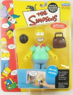The Simpsons - Playmates - Pin Pal Homer (s�rie 2)