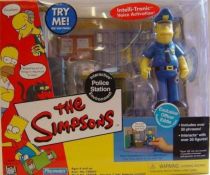 The Simpsons - Playmates - Police Station with Officer Eddie