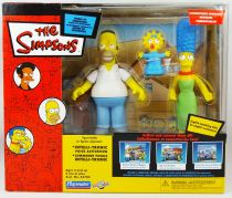 The Simpsons - Playmates - Simpsons Hous diorama (with Homer, Marge & Maggie)