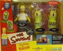 The Simpsons - Playmates - The Simpsons - Playmates - Alien Spaceship with Homer, Kang & Kodos
