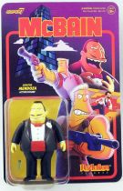 The Simpsons - Super7 ReAction - Set de 4 figurines : McBain, Scoey, Senator Mendoza, Commando McBain