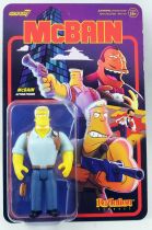 The Simpsons - Super7 ReAction - Set de 4 figurines : McBain, Scoey, Senator Mendoza, Commando McBain