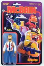 The Simpsons - Super7 ReAction - Set de 4 figurines : McBain, Scoey, Senator Mendoza, Commando McBain
