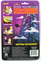 The Simpsons - Super7 ReAction - Set de 4 figurines : McBain, Scoey, Senator Mendoza, Commando McBain