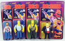 The Simpsons - Super7 ReAction - Set of 4 figures : McBain, Scoey, Senator Mendoza, Commando McBain
