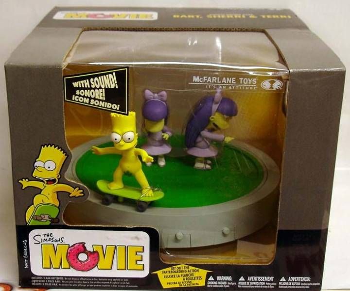 Movie Box Bart,Sherri & Terri Doodle Double Dare NEU+OVP The Simpsons 