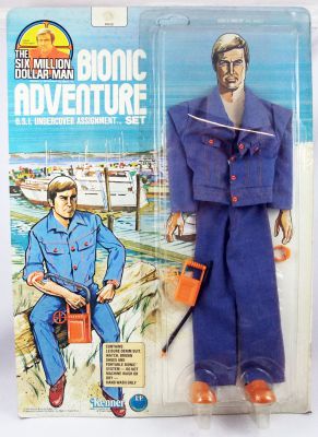 The Six Million Dollar Man - Kenner 12\'\' Doll Outfit - O.S.I. Under Assignement