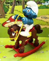 The Smufs - Schleich - 40221 Smurf on Reg Hobby Horse