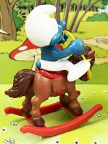 The Smufs - Schleich - 40221 Smurf on Reg Hobby Horse