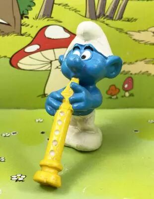 The Smurfs - Bully - 20095 Flutist Smurf #2