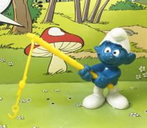 The Smurfs - Bully - 20101 Fisherman Smurf (yellow fishing rod)