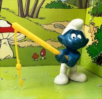 The Smurfs - Bully - 20101 Fisherman Smurf (yellow fishing rod)