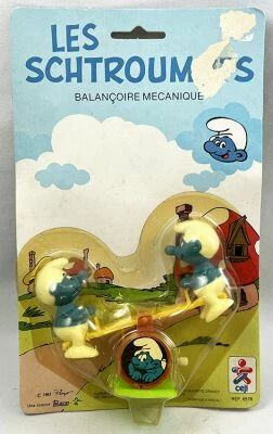 The Smurfs - C�ji - Mechanical Swing (mint on card)