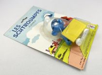 The Smurfs - Céji Bendable Figure - Brainy Smurf (mint on card)