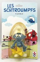 The Smurfs - Céji Bendable Figure - Sad Smurf (mint on card)