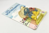 The Smurfs - Céji Bendable Figure - Sad Smurf (mint on card)