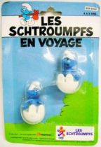 The Smurfs - Ceji Wobble Toy - Smurfs in journey: set of 2 wobble figures (mint on card)