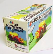 The Smurfs - Ceji Wobble Toy - Smurfs in journey: Vehicle + 1 wobble figure (mint in box)