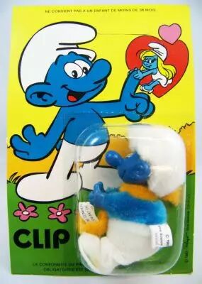 Les Schtroumpfs - Clip Peluche � pince - Schtroumpf #2 (neuf sous blister)