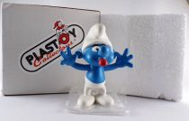 The Smurfs - Collectoys Resin Figure # 154 - Grimace Smurf Mint in White Box