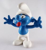 The Smurfs - Collectoys Resin Figure # 154 - Grimace Smurf Mint in White Box