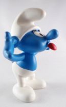 The Smurfs - Collectoys Resin Figure # 154 - Grimace Smurf Mint in White Box