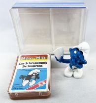 The Smurfs - Families Card Game (Black Smurf) + Cards Player Smurf (ASS / Belokapi) 1983