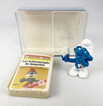 The Smurfs - Families Card Game (Papa Smurf) + Cards Player Smurf (ASS / Belokapi) 1983