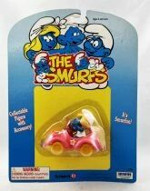 The Smurfs - Irwin / Schleich - Smurfette drives a pink car
