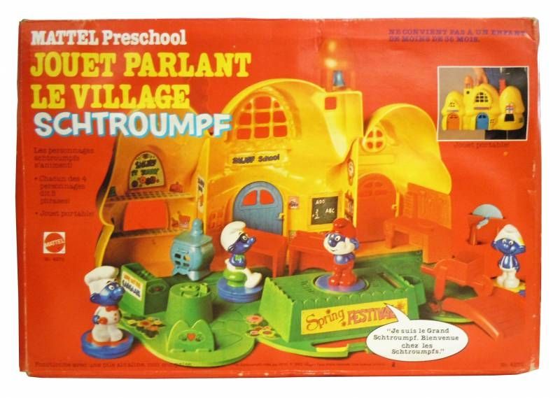 The Smurfs Mattel Preschool Magic Talk Smurf Village The Smurfs Mattel Preschool Magic Talk Smurf Village