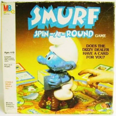 Smurf Board Games Smurf Spin-A-Round Game The Smurf River Ride