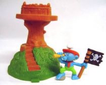 The Smurfs - McDonald 2004 \'\'Pirates\'\' (Set of 6 figures with base)