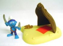 The Smurfs - McDonald 2004 \'\'Pirates\'\' (Set of 6 figures with base)