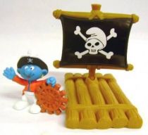 The Smurfs - McDonald 2004 \'\'Pirates\'\' (Set of 6 figures with base)