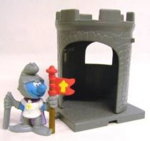 The Smurfs - McDonald 2005 \'\'Middle Ages\'\' (Set of 6 figures with base)