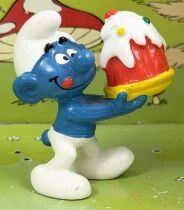 The Smurfs - McDonald\'s 1996 (20100) Greedy Smurf Yellow Cake (MD9608)