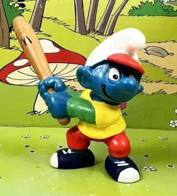 The Smurfs - McDonald\'s 1998 (MD 9706) Baseball bate Smurf