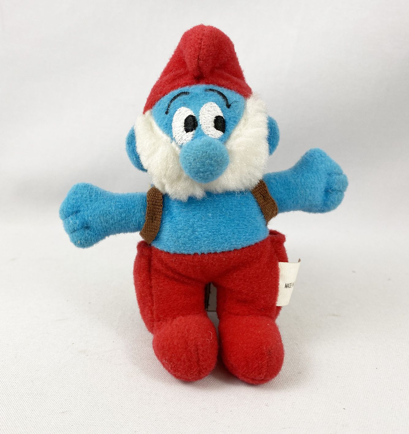 The Smurfs - McDonald's Plush (2000) - Papa Smurf